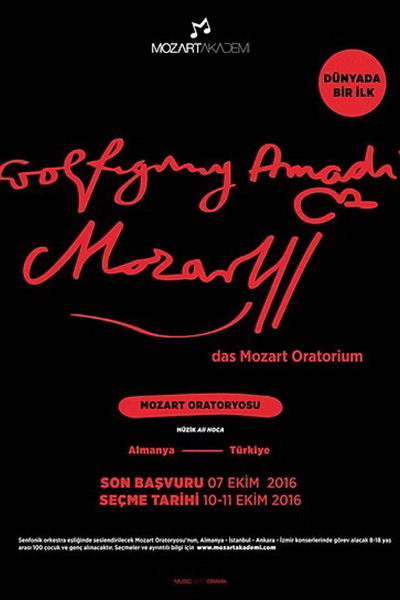 Das Mozart Oratorium Projesi Afişi